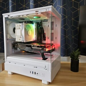RGB Gaming PC Refurbished White Case Budget PC Product Image 2