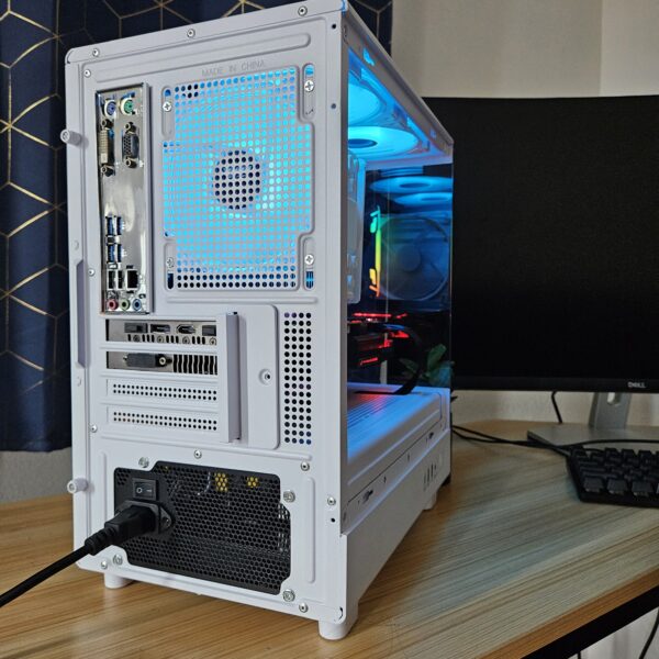 RGB Gaming PC Refurbished White Case Budget PC Product Image 5
