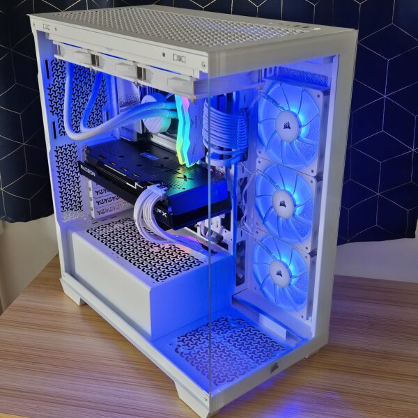 Custom Gaming PC - RGB White Case Gaming Build - AIO Cooler GPU